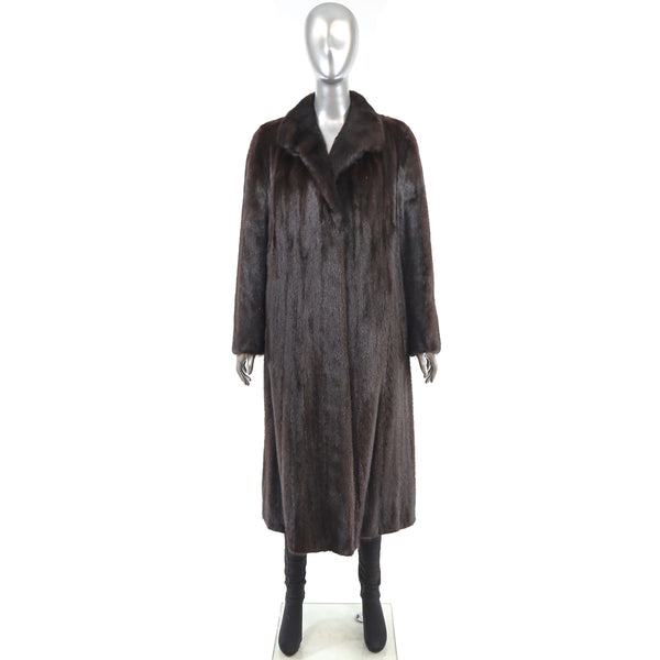 Mahogany Mink Coat- Size M