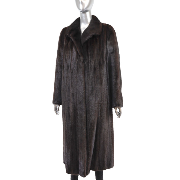 Mahogany Mink Coat- Size M