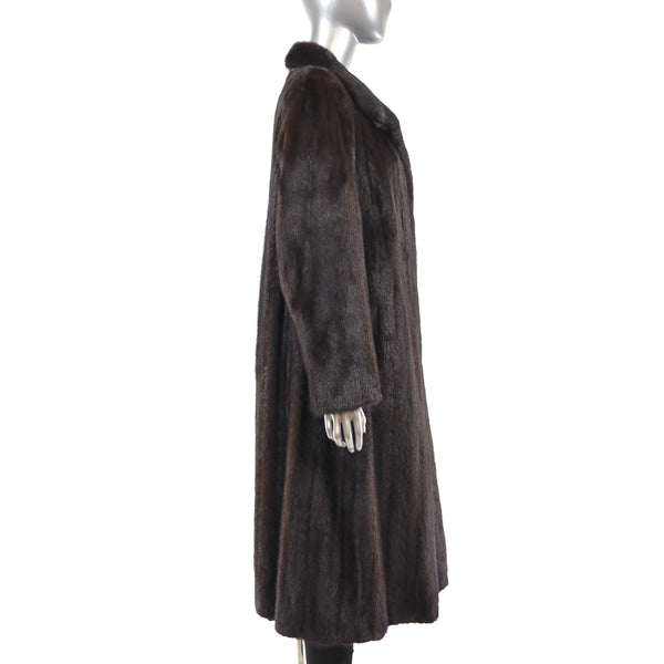 Mahogany Mink Coat- Size M