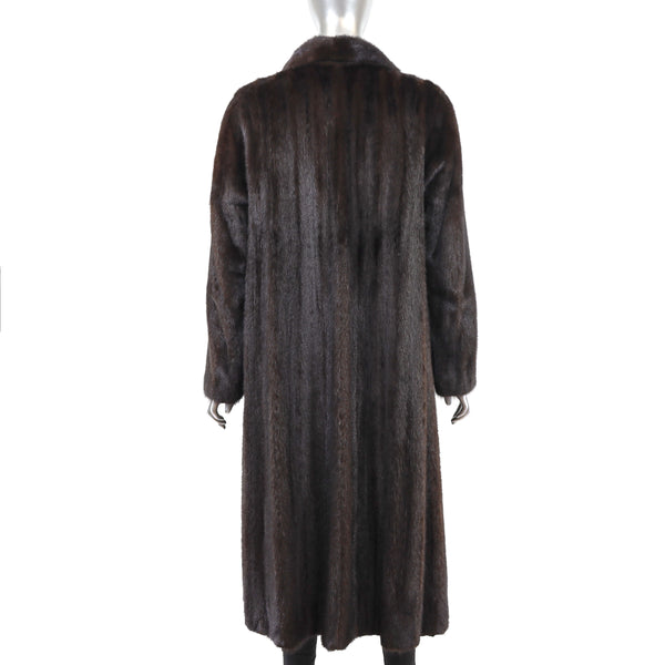 Mahogany Mink Coat- Size M