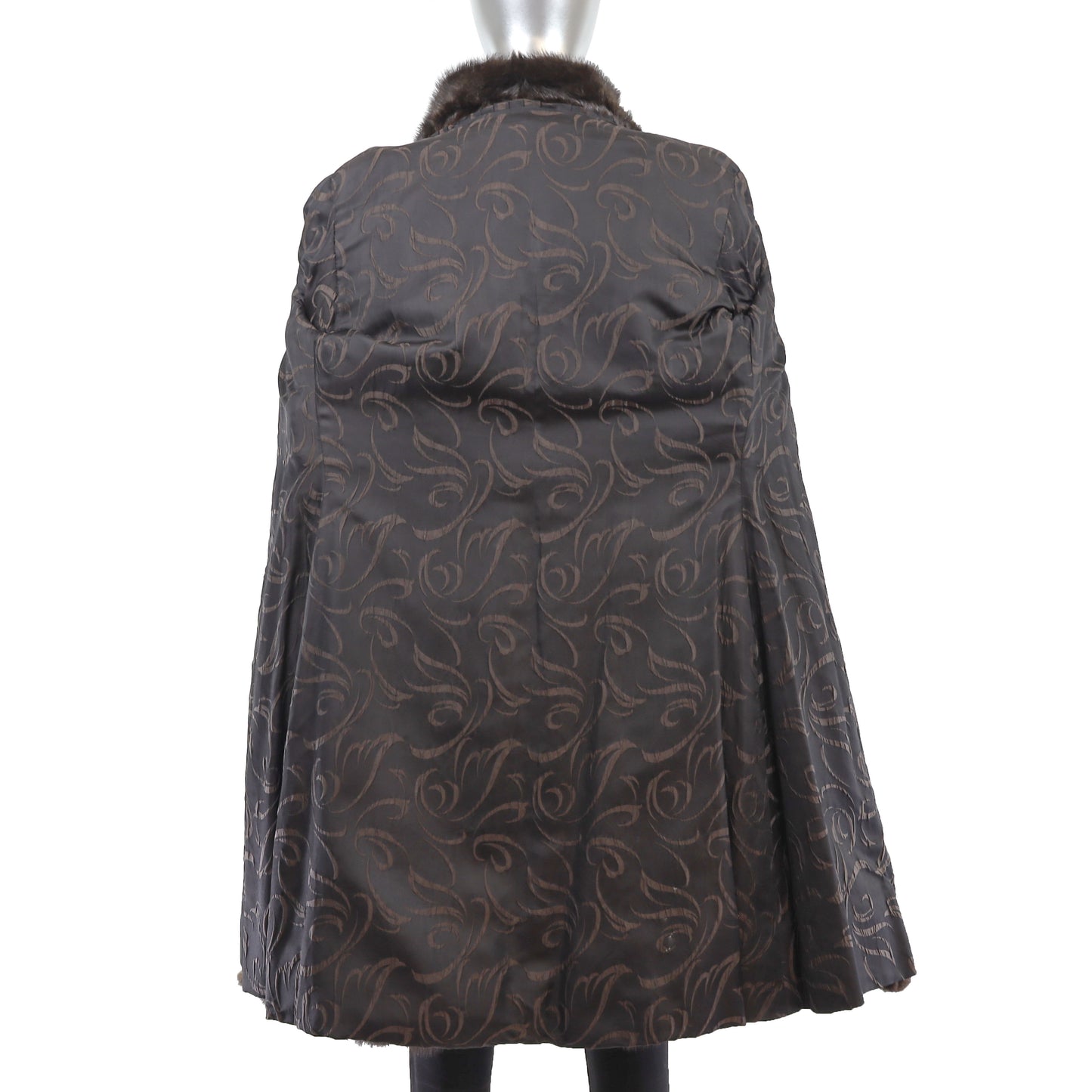 Mahogany Mink 7/8 Coat- Size S