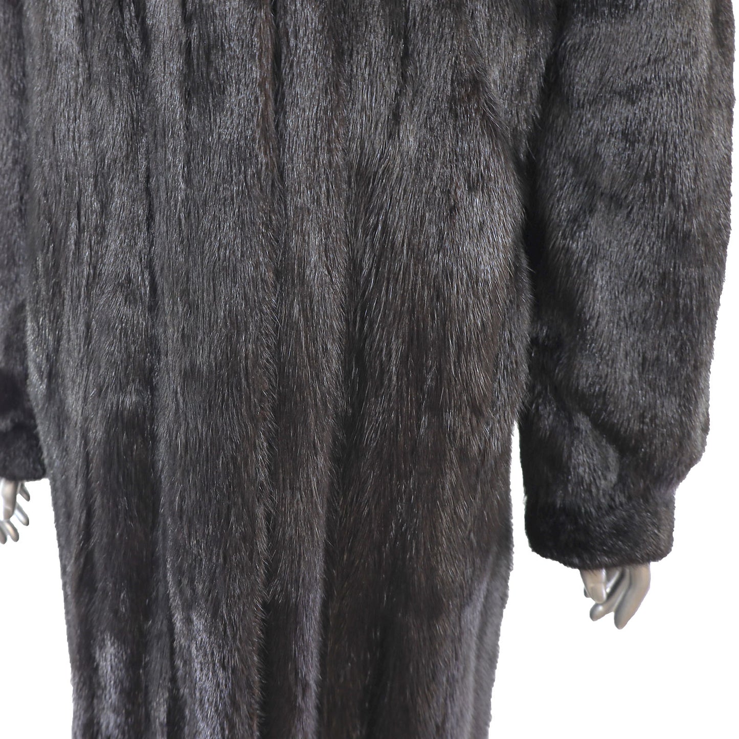 Black Mink Coat- Size L