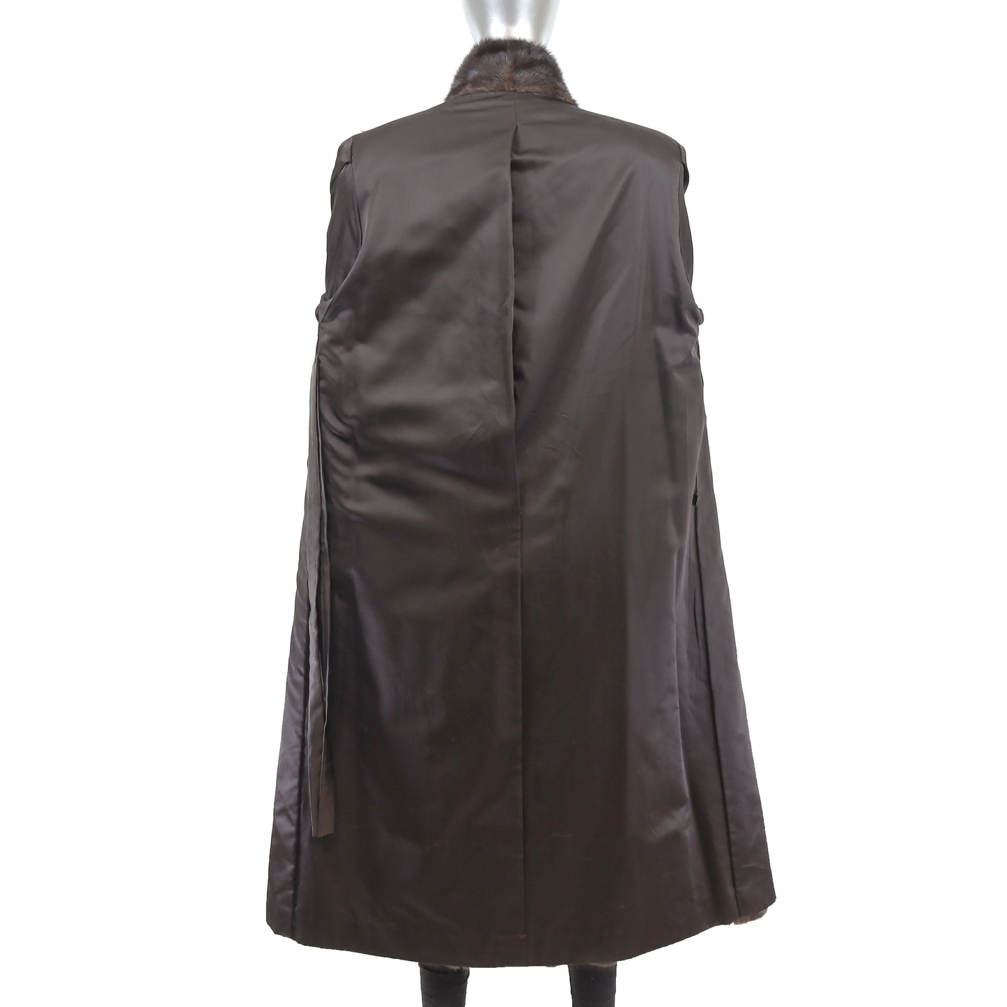 Mahogany Mink Coat- Size M