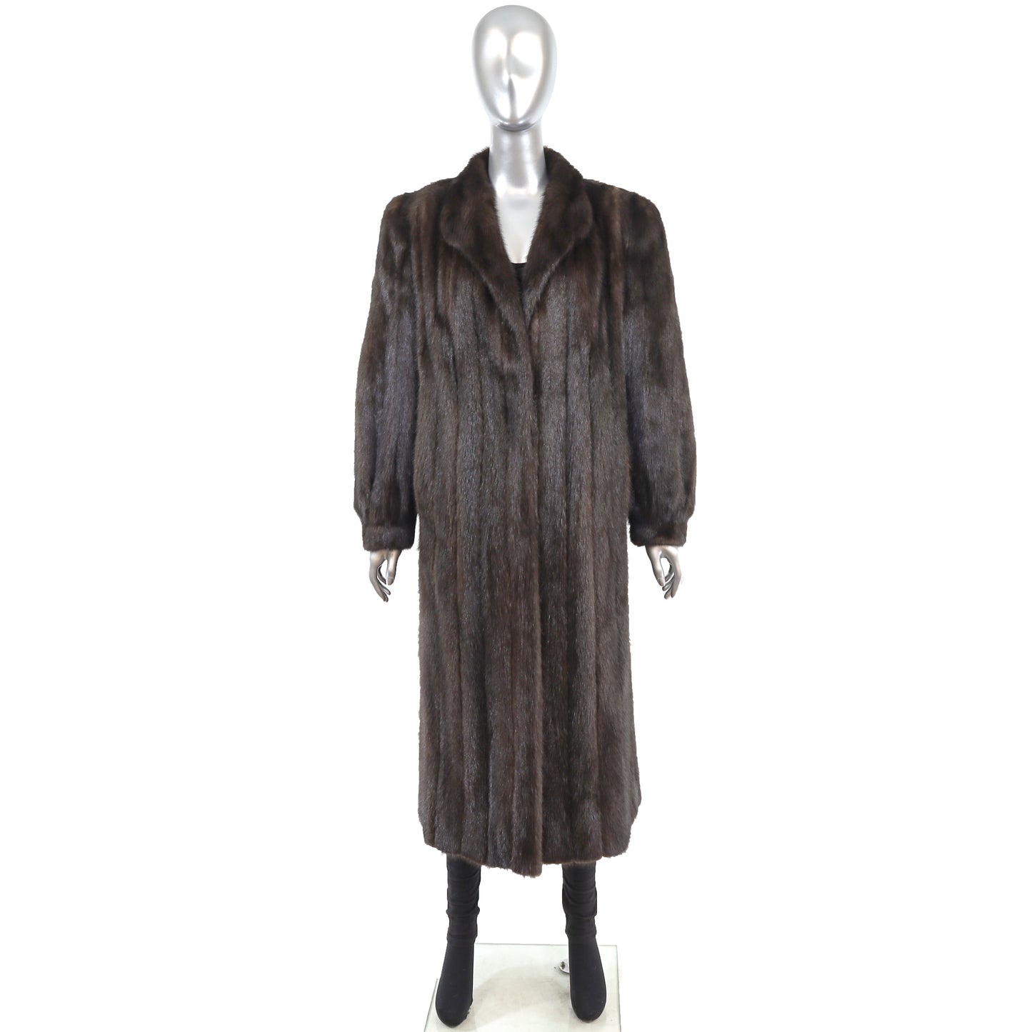 Mahogany Mink Coat- Size M