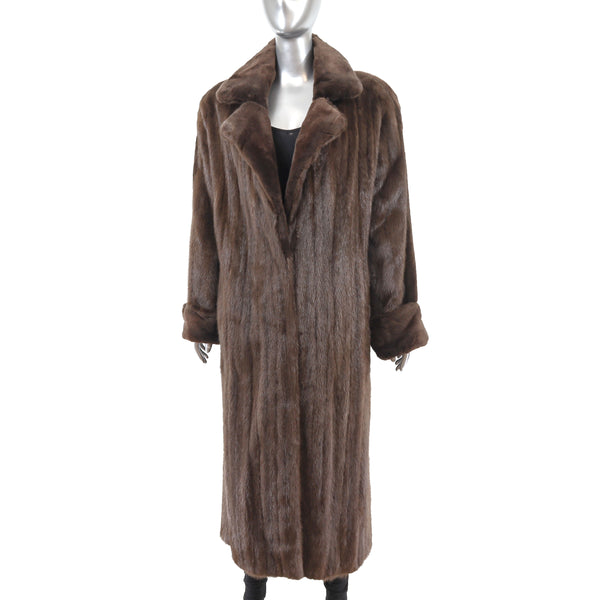 Semi Sheared Lunaraine Mink Coat- Size M
