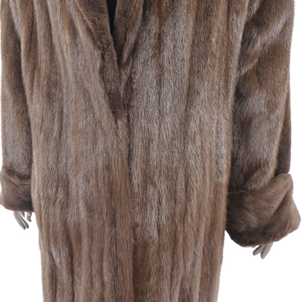 Semi Sheared Lunaraine Mink Coat- Size M