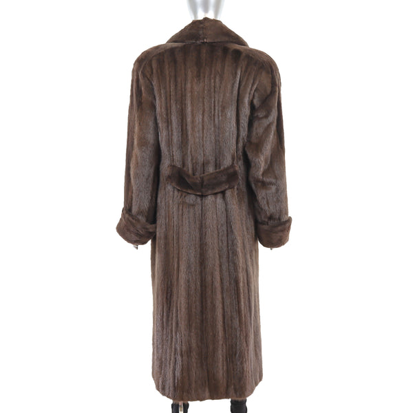 Semi Sheared Lunaraine Mink Coat- Size M