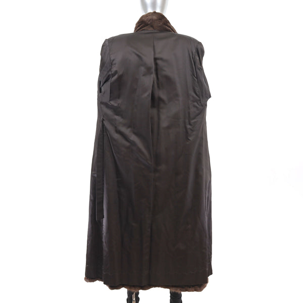 Semi Sheared Lunaraine Mink Coat- Size M