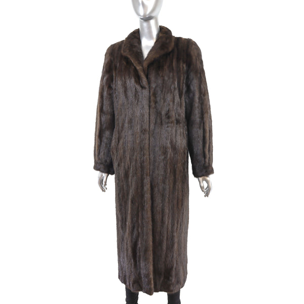 Mahogany Mink Coat- Size M