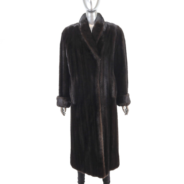 Hair up Ranch Mink Coat- Size L