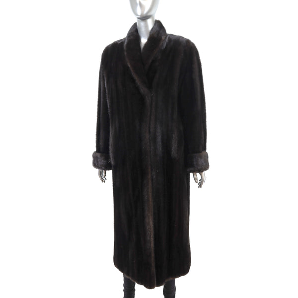 Hair up Ranch Mink Coat- Size L