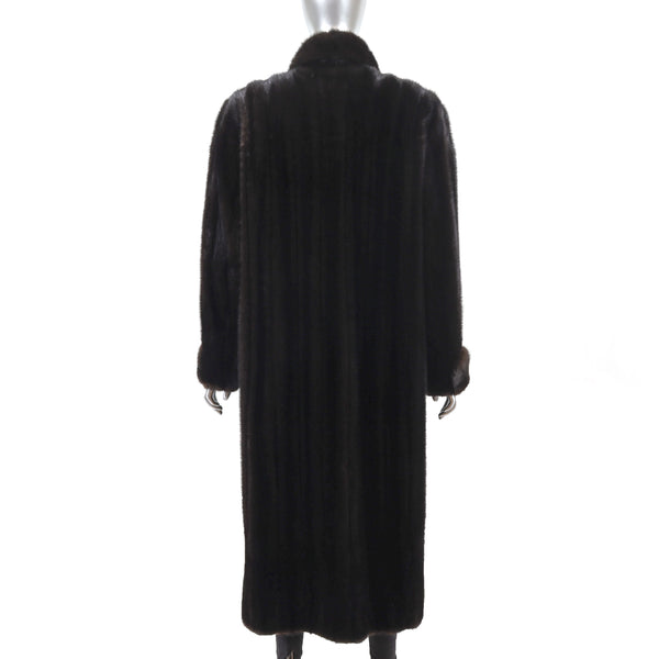 Hair up Ranch Mink Coat- Size L
