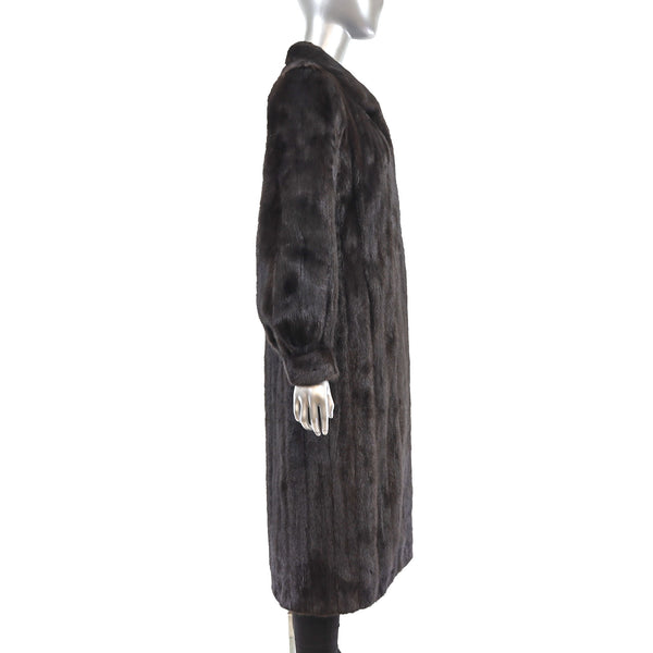 Mahogany Mink Coat- Size S