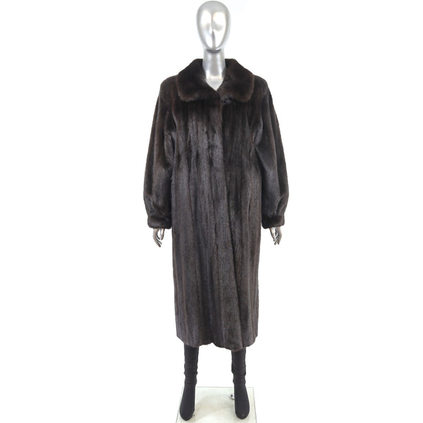 Mahogany Mink Coat- Size L