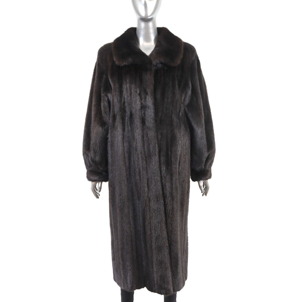 Mahogany Mink Coat- Size L