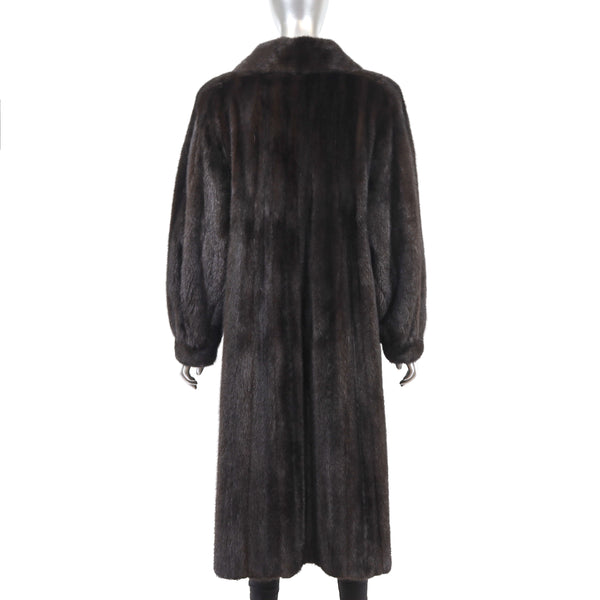 Mahogany Mink Coat- Size L