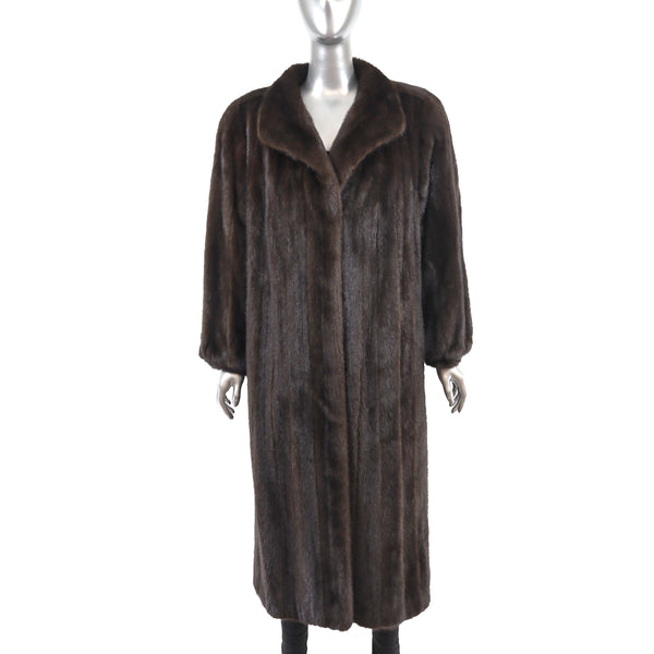 Mahogany Mink Coat- Size L