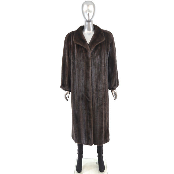 Mahogany Mink Coat- Size L