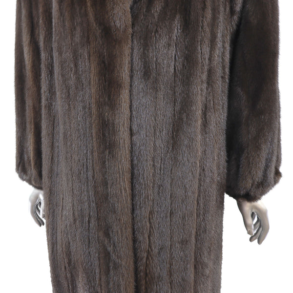 Mahogany Mink Coat- Size L