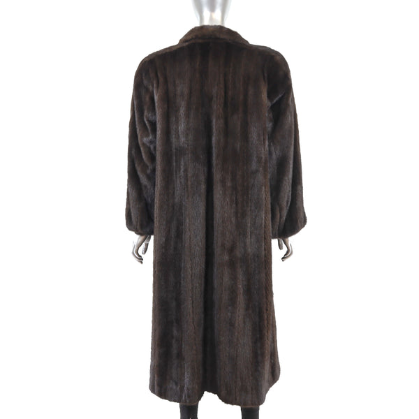 Mahogany Mink Coat- Size L