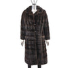 Mahogany Mink Coat- Size M