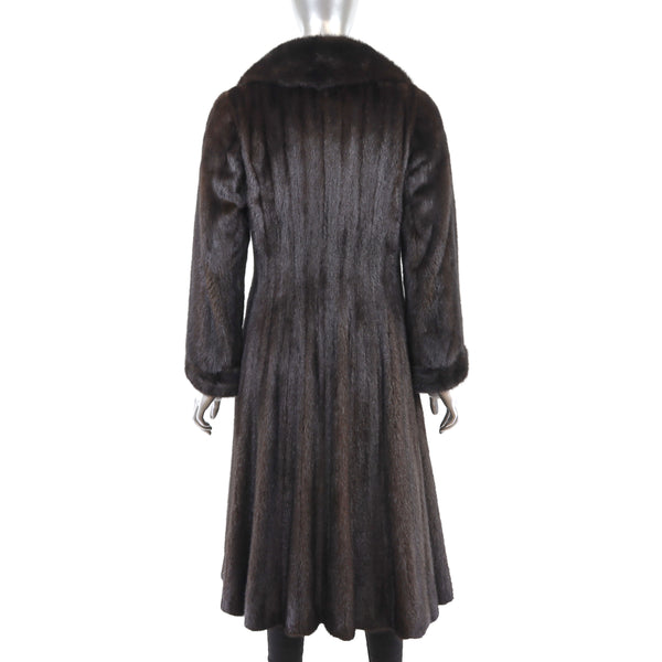 Mahogany Mink Coat- Size XS