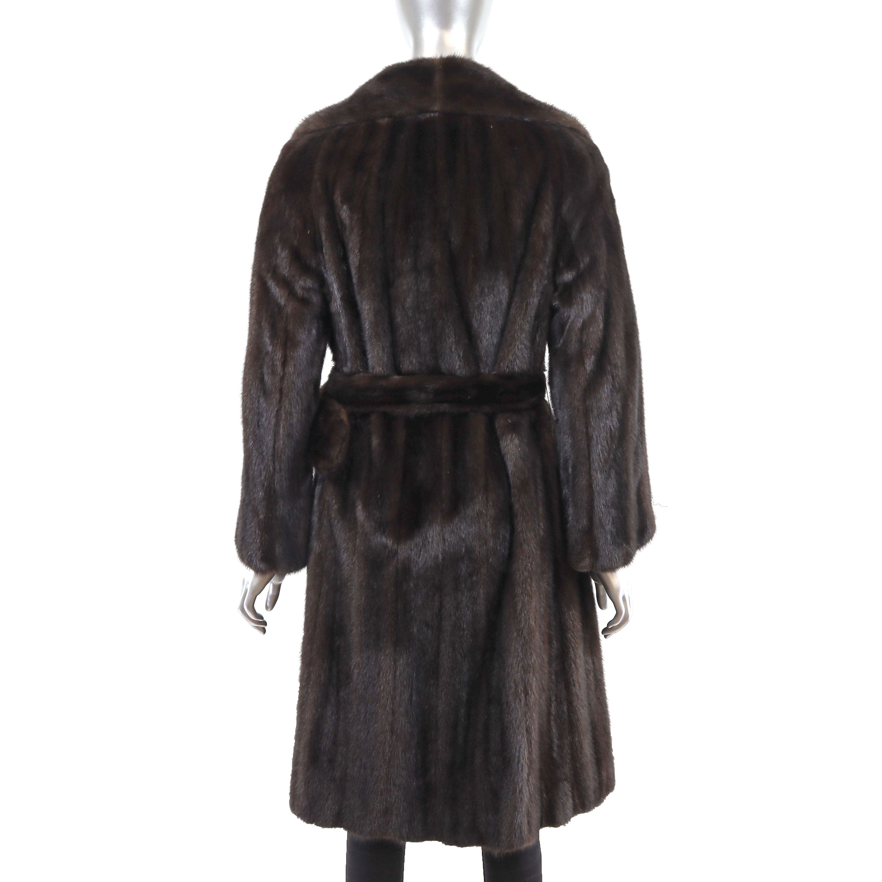 Lord Taylor Mahogany Mink Coat Size S VintageFurs