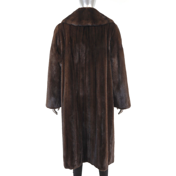 Lunaraine Mink Coat with Scarf - Size L