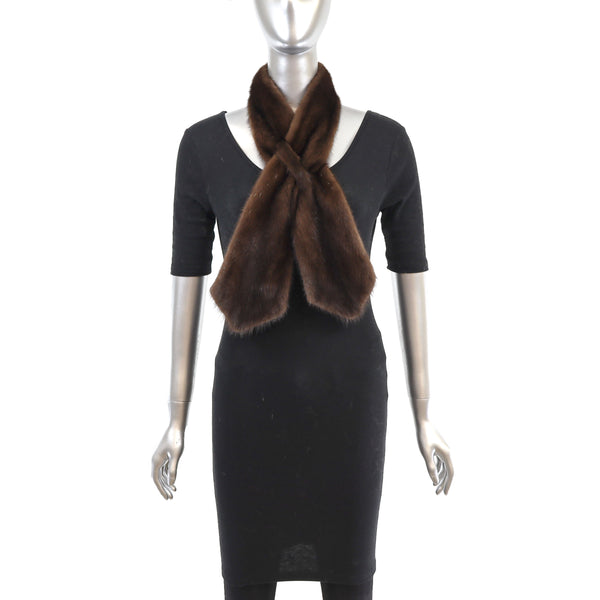Lunaraine Mink Coat with Scarf - Size L