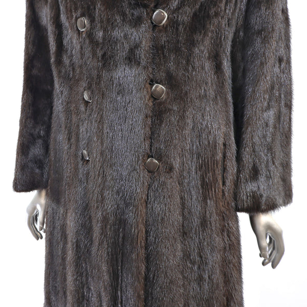 Mahogany Mink Coat- Size M