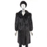 Mahogany Mink Coat with Matching Hat- Size M