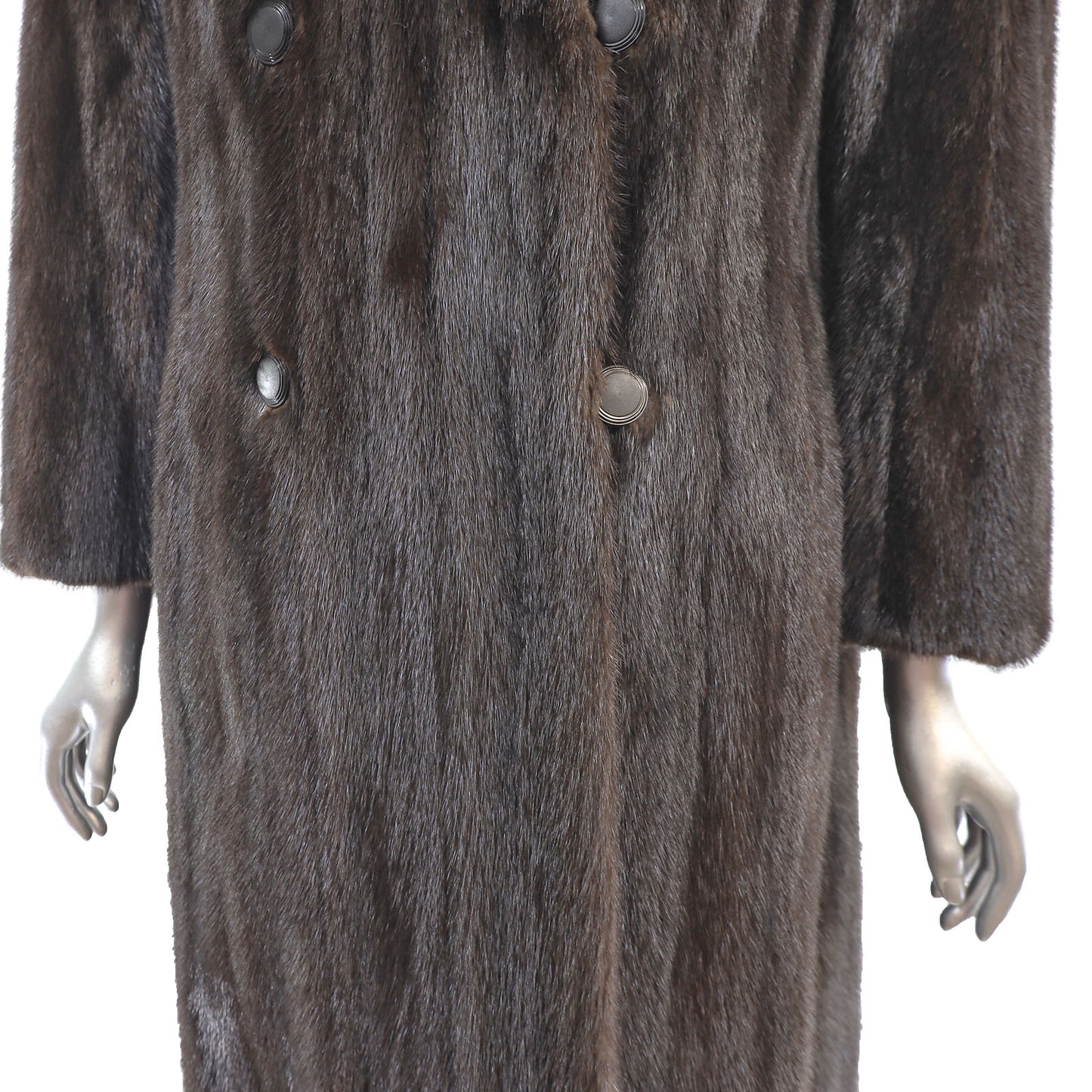 Dark Brown Mink Coat- Size M