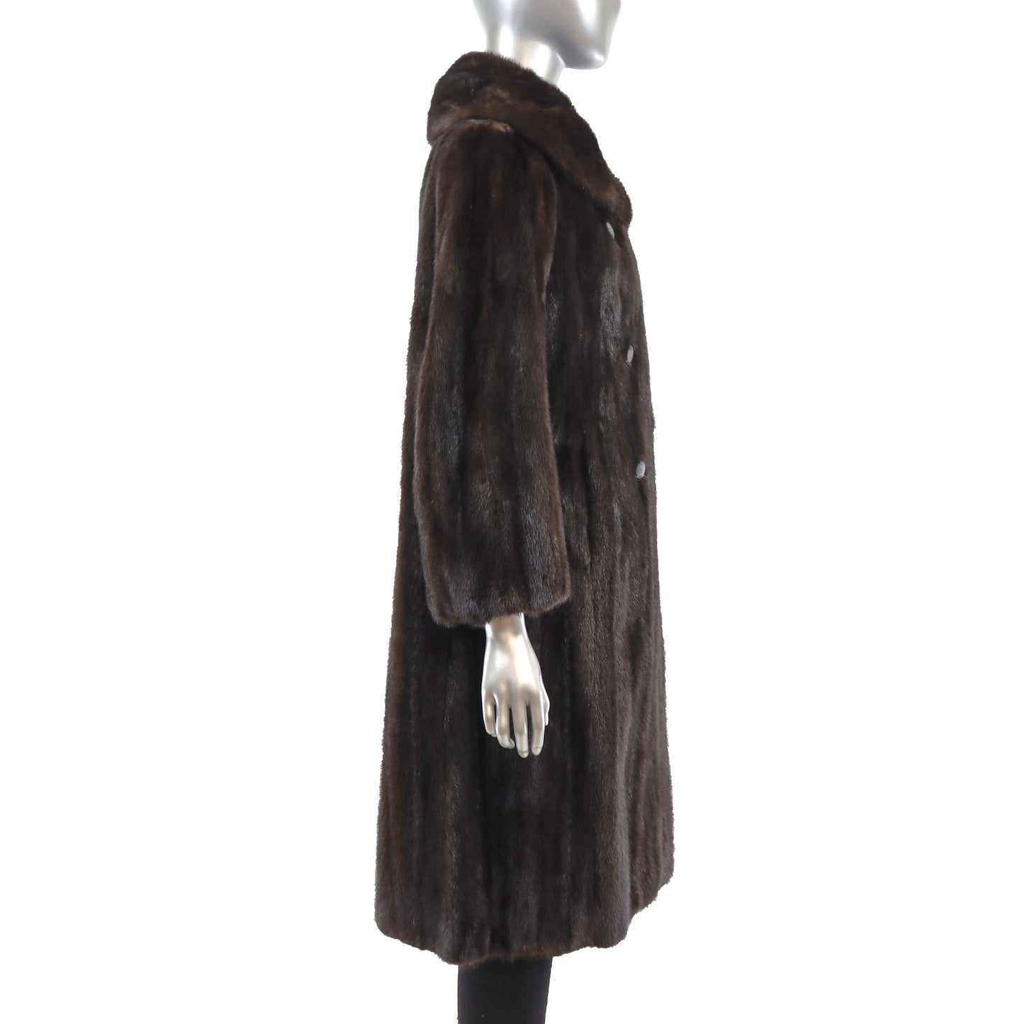 Dark Brown Mink Coat- Size M