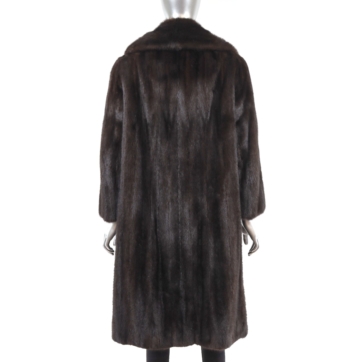 Dark Brown Mink Coat- Size M