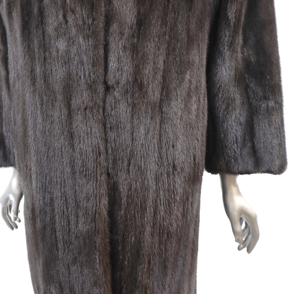 Mahogany Mink Coat- Size M