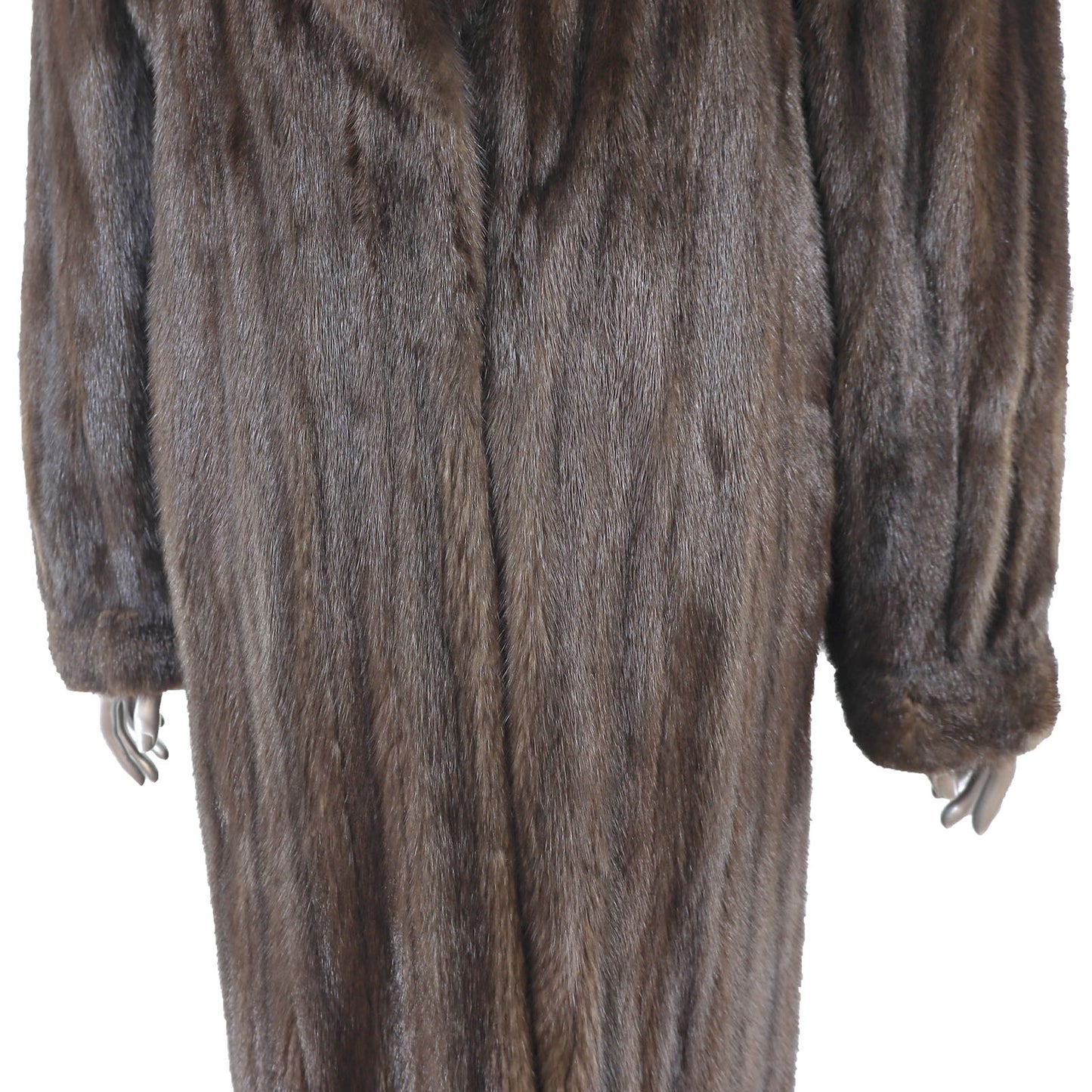 Dark Brown Mink Coat- Size L
