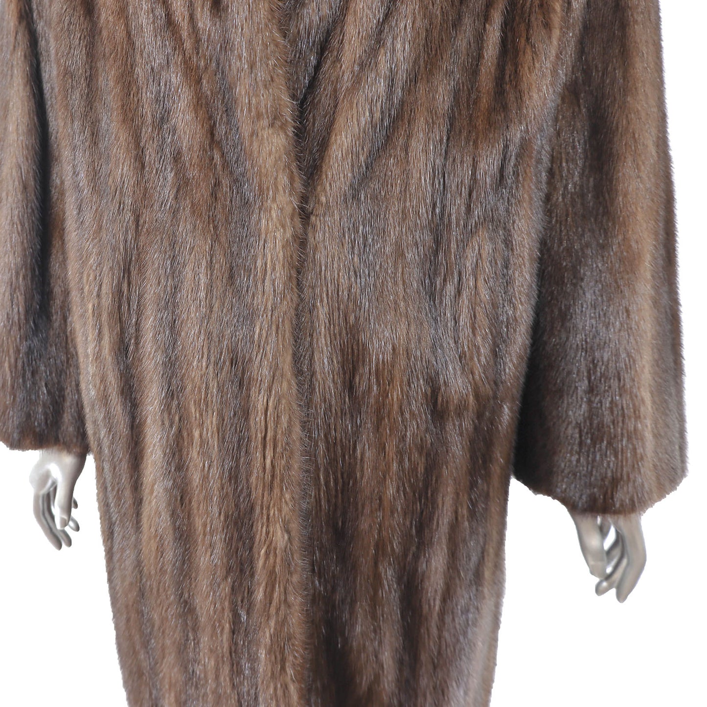 Brown Mink Coat- Size M