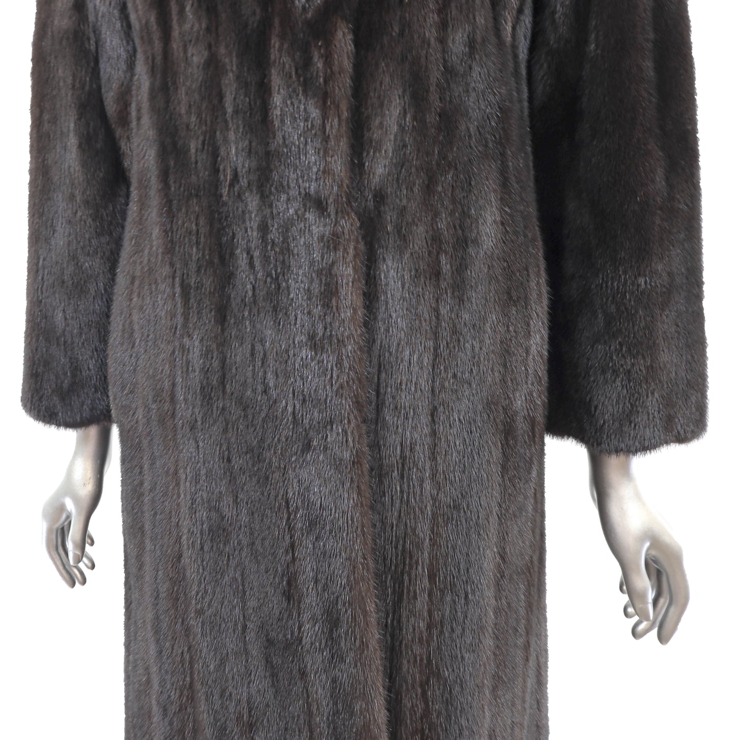 Black Mink Coat- Size M