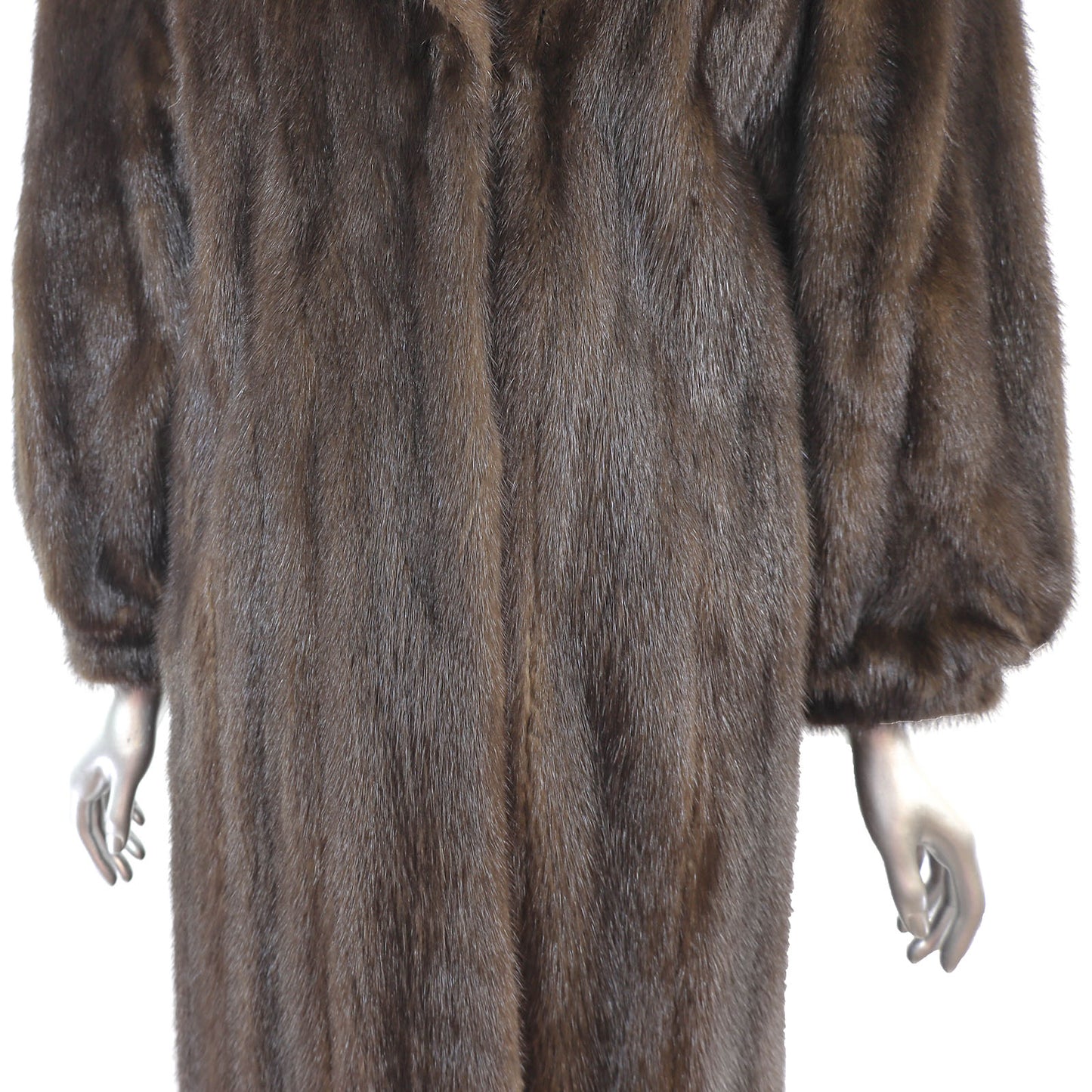 Brown Mink Coat- Size S