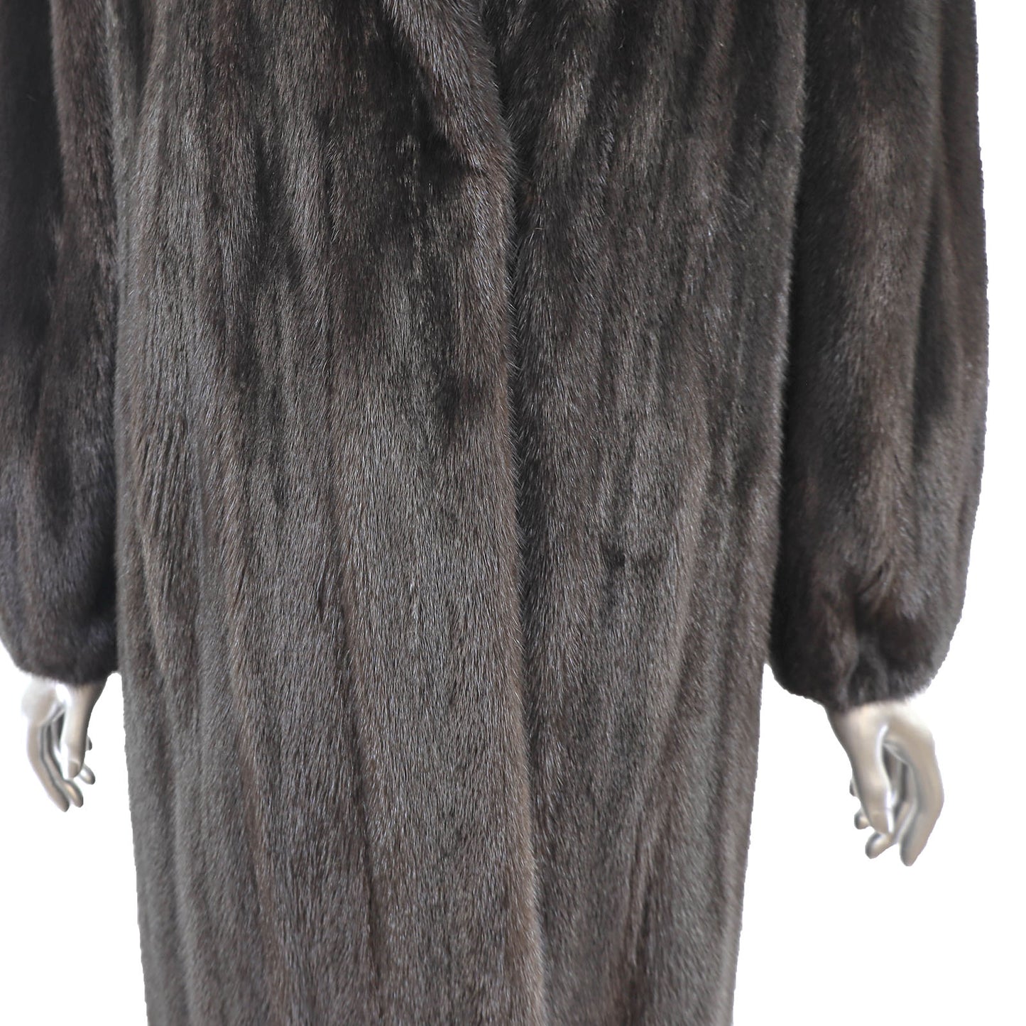 Black Mink Coat- Size M
