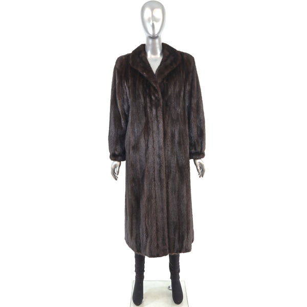 Mahogany Mink Coat- Size M