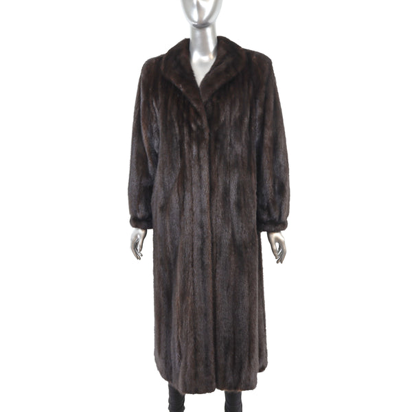 Mahogany Mink Coat- Size M