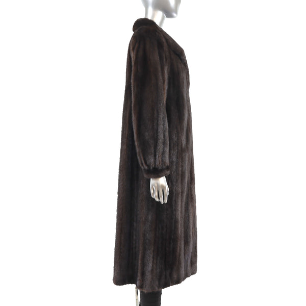 Mahogany Mink Coat- Size M