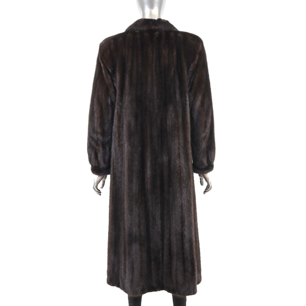 Mahogany Mink Coat- Size M