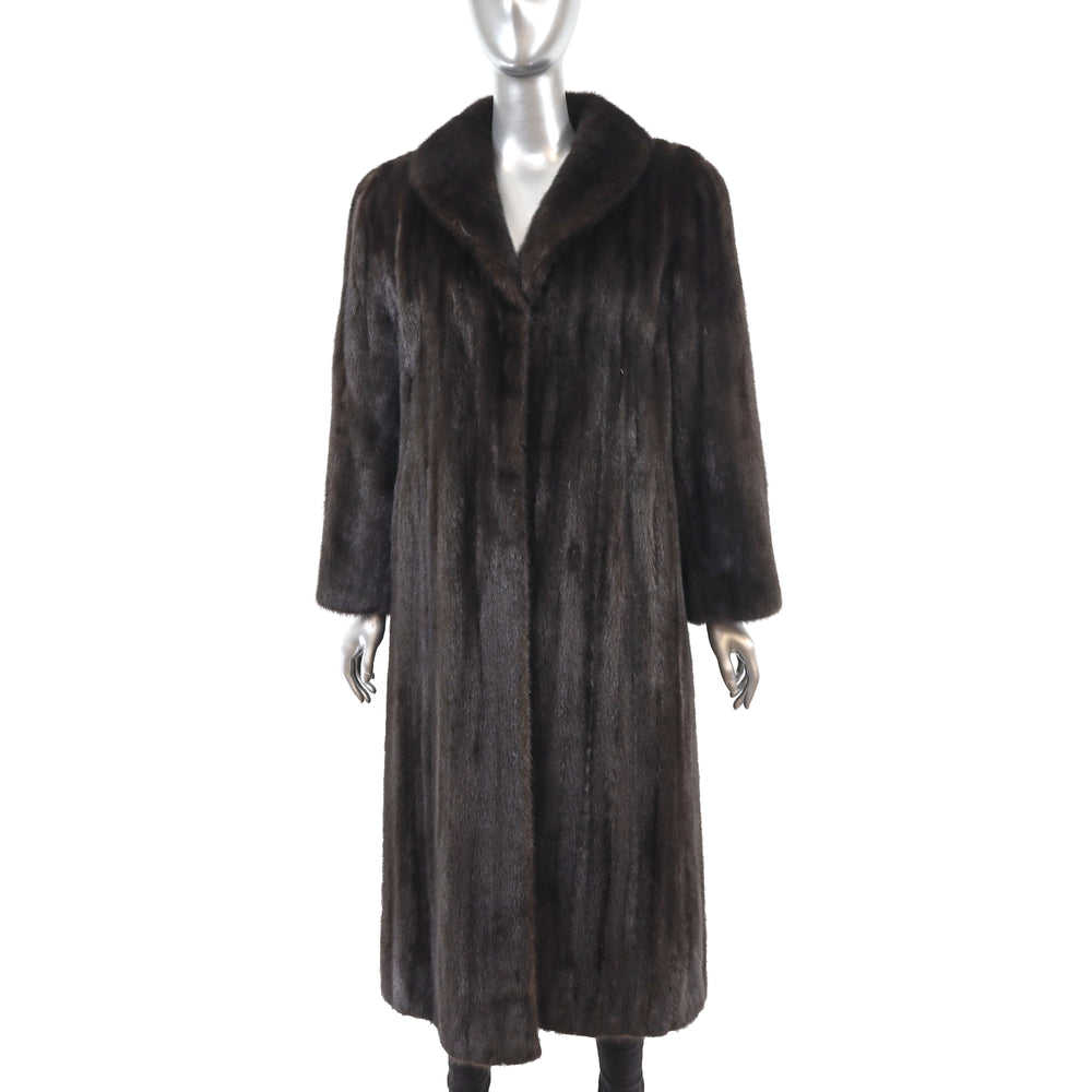 Mahogany Mink Coat- Size M