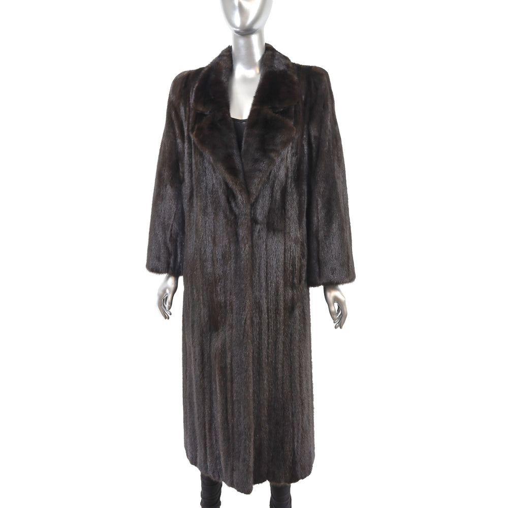 Mahogany Mink Coat- Size M