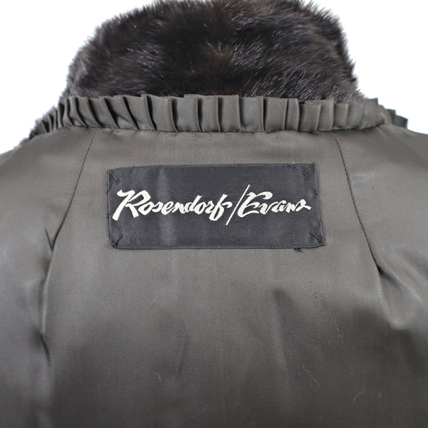 Rosendorf/ Evans Ranch Mink Coat- Size M