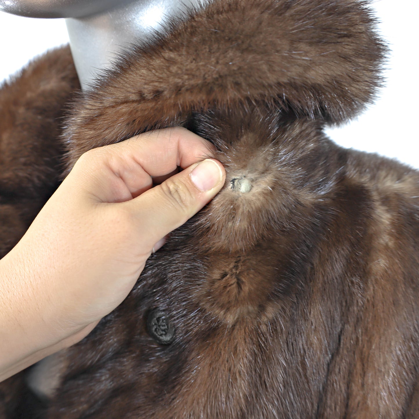 Brown Mink Coat- Size M