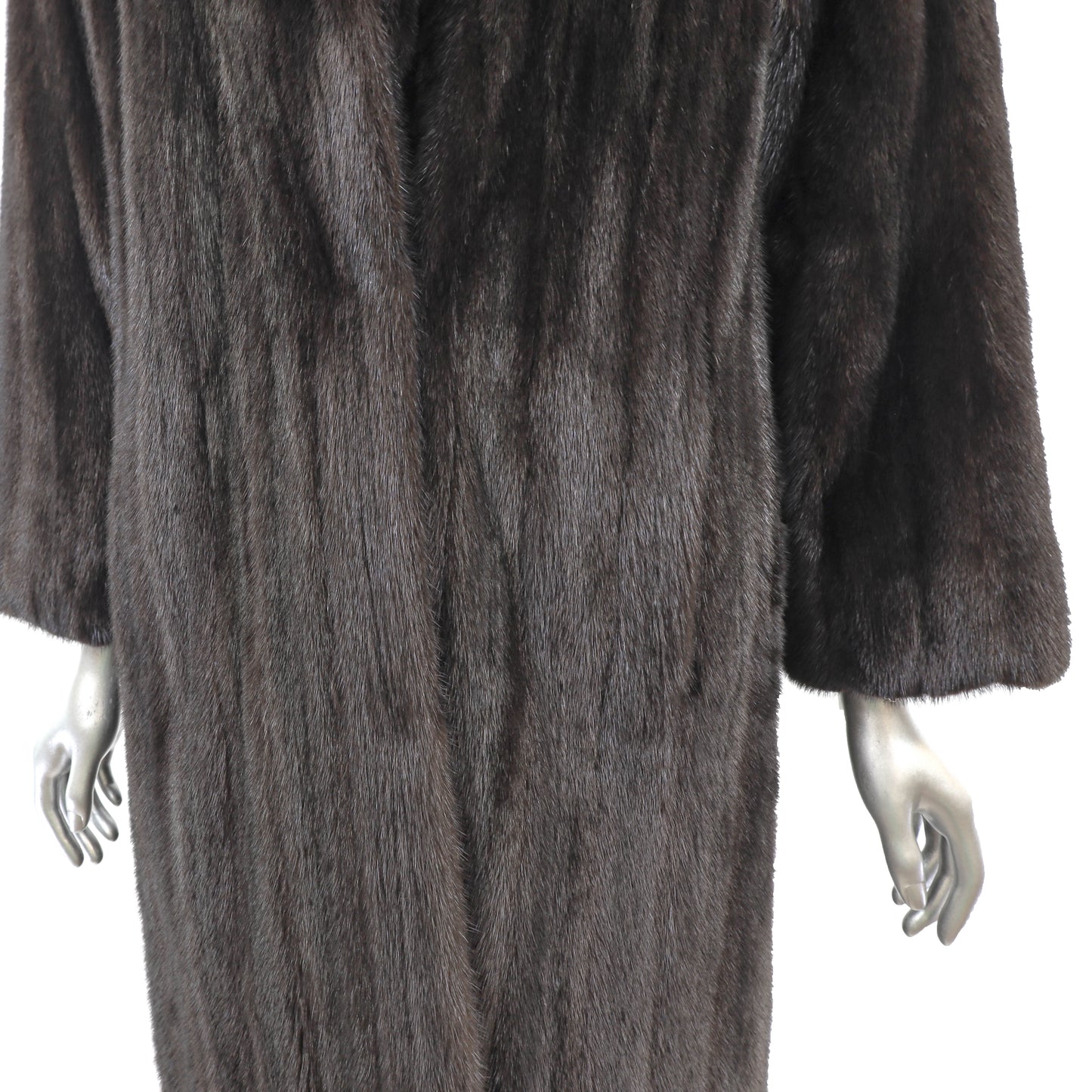 Black Mink Coat- Size M