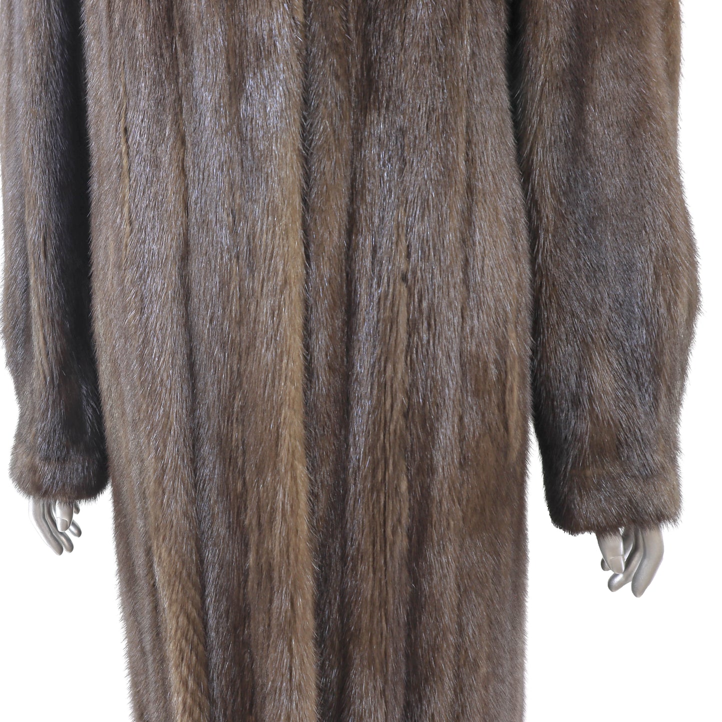 Brown Mink Coat- Size XL